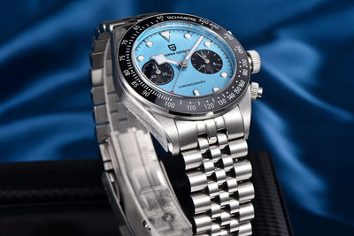 PAGANI DESIGN 2025 New Men's Quartz Watches New Release full Stainless Steel Waterproof Sports Chronograph Wrist Watch for Men