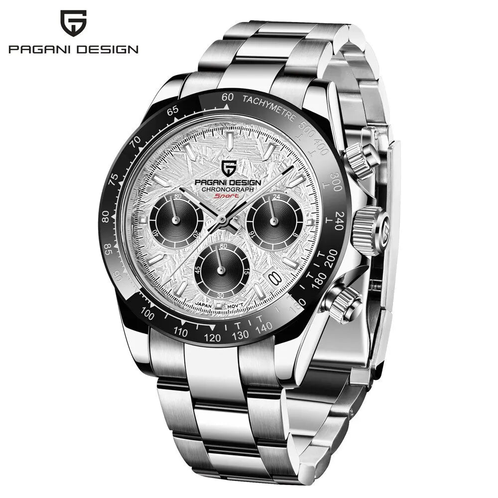 POEDAGAR Luxury Stainless Steel Quartz Waterproof Luminous Date Casual Men’s Watch
