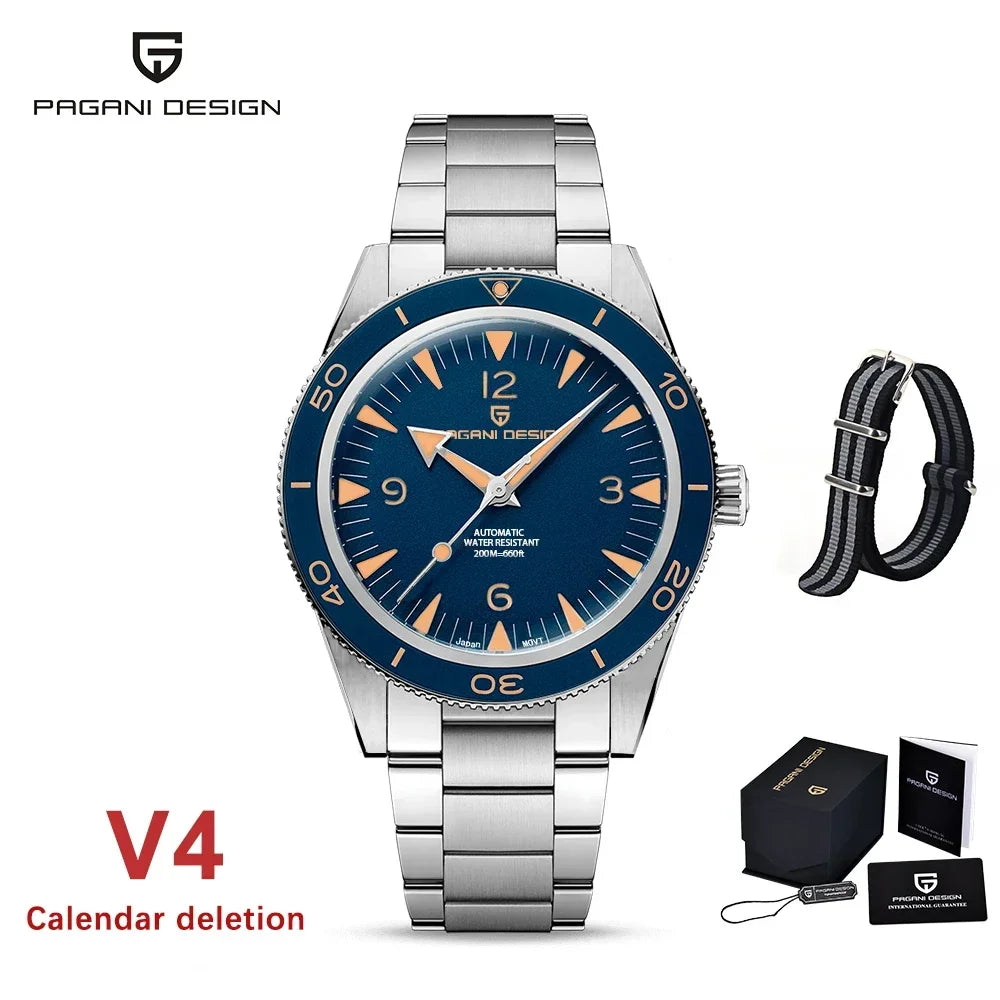 2025 New PAGANI DESIGN Men's NH35 Mechanical Watch Pays Tribute To The Stainless Steel Luxury Ys005 Sapphire Waterproof 20bar
