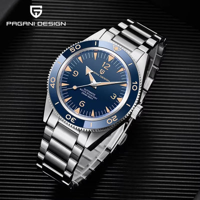 2025 New PAGANI DESIGN Men's NH35 Mechanical Watch Pays Tribute To The Stainless Steel Luxury Ys005 Sapphire Waterproof 20bar
