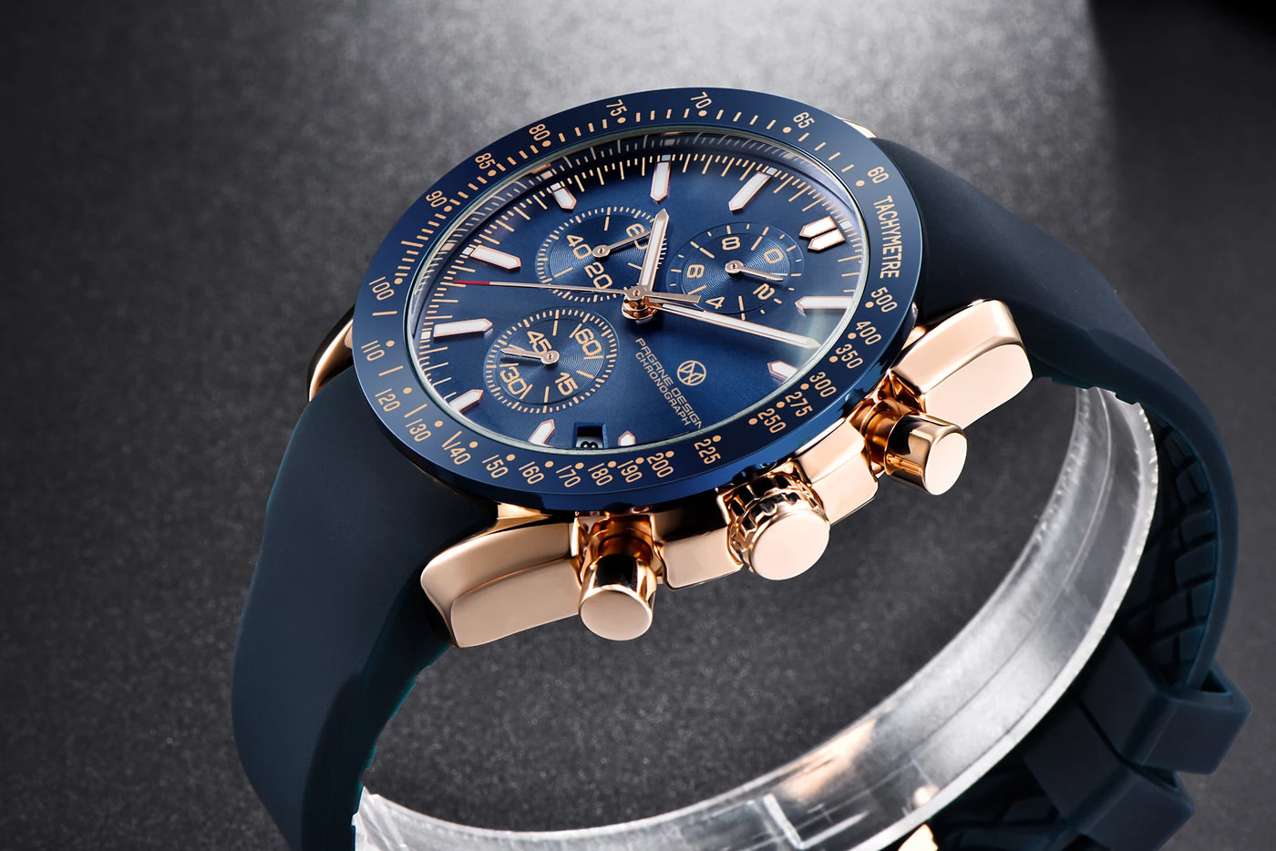 PAGANI DESIGN （Pagrne） New Men Quartz Watch Rubber Belt Men's Luxury Watch Fashion Casual Sports Male Clock Relogio Maasculino