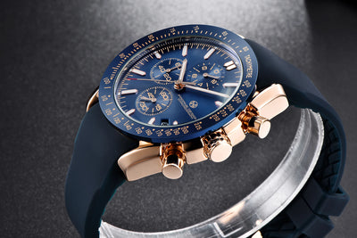 PAGANI DESIGN （Pagrne） New Men Quartz Watch Rubber Belt Men's Luxury Watch Fashion Casual Sports Male Clock Relogio Maasculino