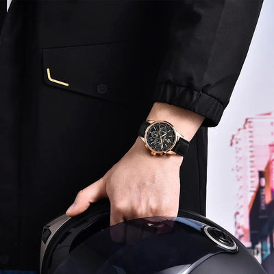 PAGANI DESIGN Quartz Watches for Men, VK63, Sports, Luxury, Sapphire Glass, Chronograph, Stainless Steel, PDYS008