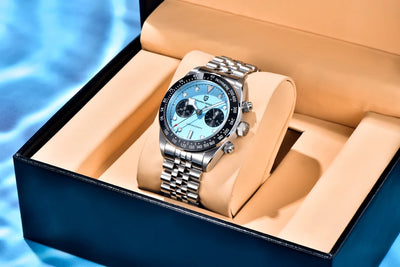 PAGANI DESIGN 2025 New Men's Quartz Watches New Release full Stainless Steel Waterproof Sports Chronograph Wrist Watch for Men