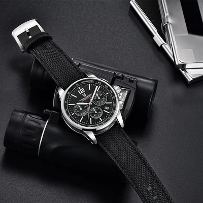 PAGANI DESIGN Quartz Watches for Men, VK63, Sports, Luxury, Sapphire Glass, Chronograph, Stainless Steel, PDYS008