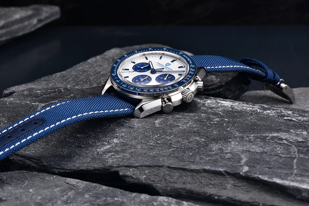 PAGANI DESIGN 2025 New Moon Men's Watches Luxury Quartz Watch Man Chronograph VK63 Men Gifts AR Sapphire Mirror Luminous Clock