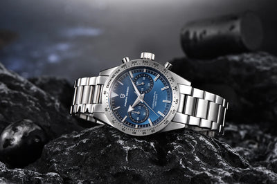 PAGANI DESIGN 2023 NEW Watches Quartz Watch For Men Speed Chronograph Waterproof VK64 AR Sapphire Mirror Wristwatch Reloj Hombre