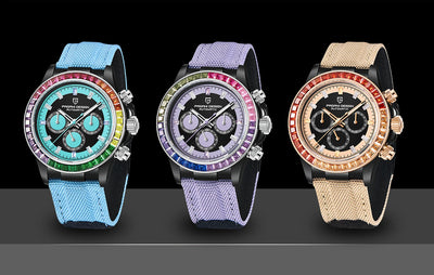 PAGANI DESIGN New 40MM Rainbow Circle Luxury Men's Watch Multi functional Automatic Watch Men's Sapphire Glass Waterproof