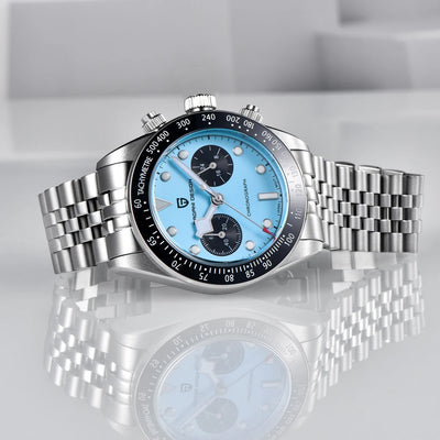 PAGANI DESIGN 2025 New Men's Quartz Watches New Release full Stainless Steel Waterproof Sports Chronograph Wrist Watch for Men