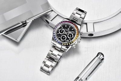 PAGANI DESIGN Men Watches Luxury Automatic Date Watch Men Quartz Watches For Men Brand Chronograph Japan VK63 Sapphire