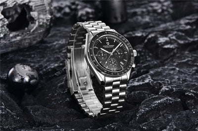 PAGANI DESIGN 1701 New Men's Watches Top Luxury Quartz Watch For Men Auto Date Speed Chronograph AR Sapphire Mirror Wristwatch