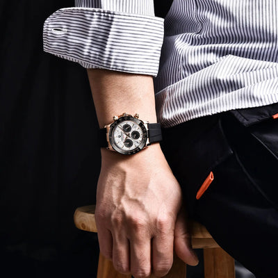 PAGANI DESIGN Men Watches Luxury Automatic Date Watch Men Quartz Watches For Men Brand Chronograph Japan VK63 Sapphire