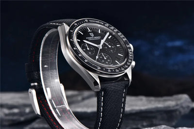 PAGANI DESIGN 1701 New Men's Watches Top Luxury Quartz Watch For Men Auto Date Speed Chronograph AR Sapphire Mirror Wristwatch