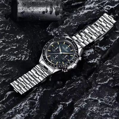 PAGANI DESIGN 1701 New Men's Watches Top Luxury Quartz Watch For Men Auto Date Speed Chronograph AR Sapphire Mirror Wristwatch