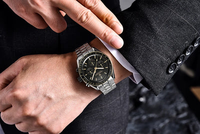 PAGANI DESIGN 2025 New Moon Men's Watches Luxury Quartz Watch Man Chronograph VK63 Men Gifts AR Sapphire Mirror Luminous Clock