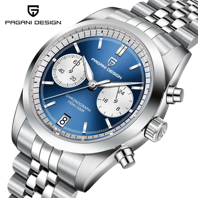 PAGANI DESIGN Fashion Men's Quartz Wristwatches PD1775 Sapphire Glass Stainless steel strap VK64 Movement watch for men