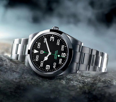 PAGANI DESIGN 2024 New 40mm Luxury Men's Mechanical AR Coated 100M Water Resistant Sapphire Glass Automatic Watch Men watches